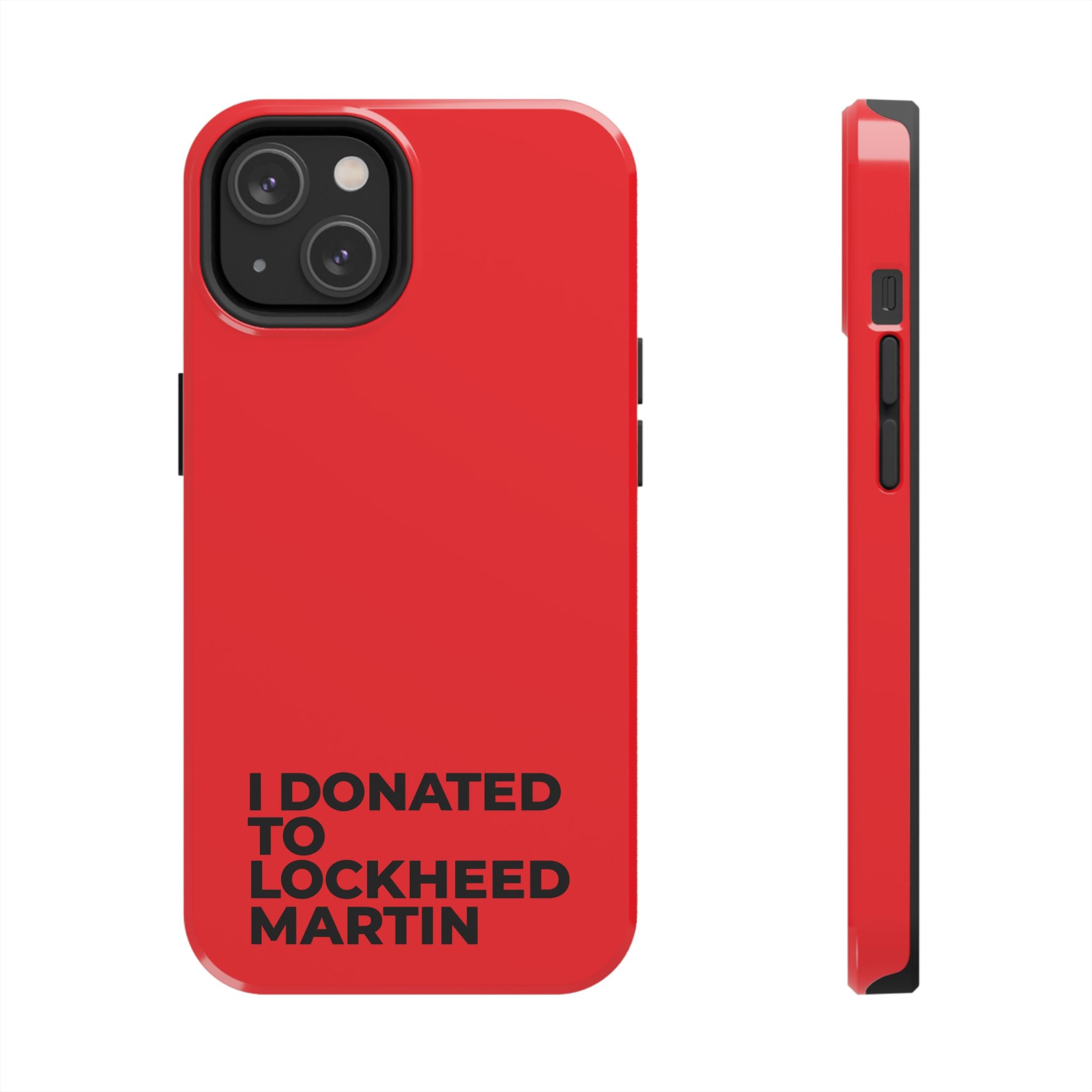 I Donated to Lockheed Martin on your phone