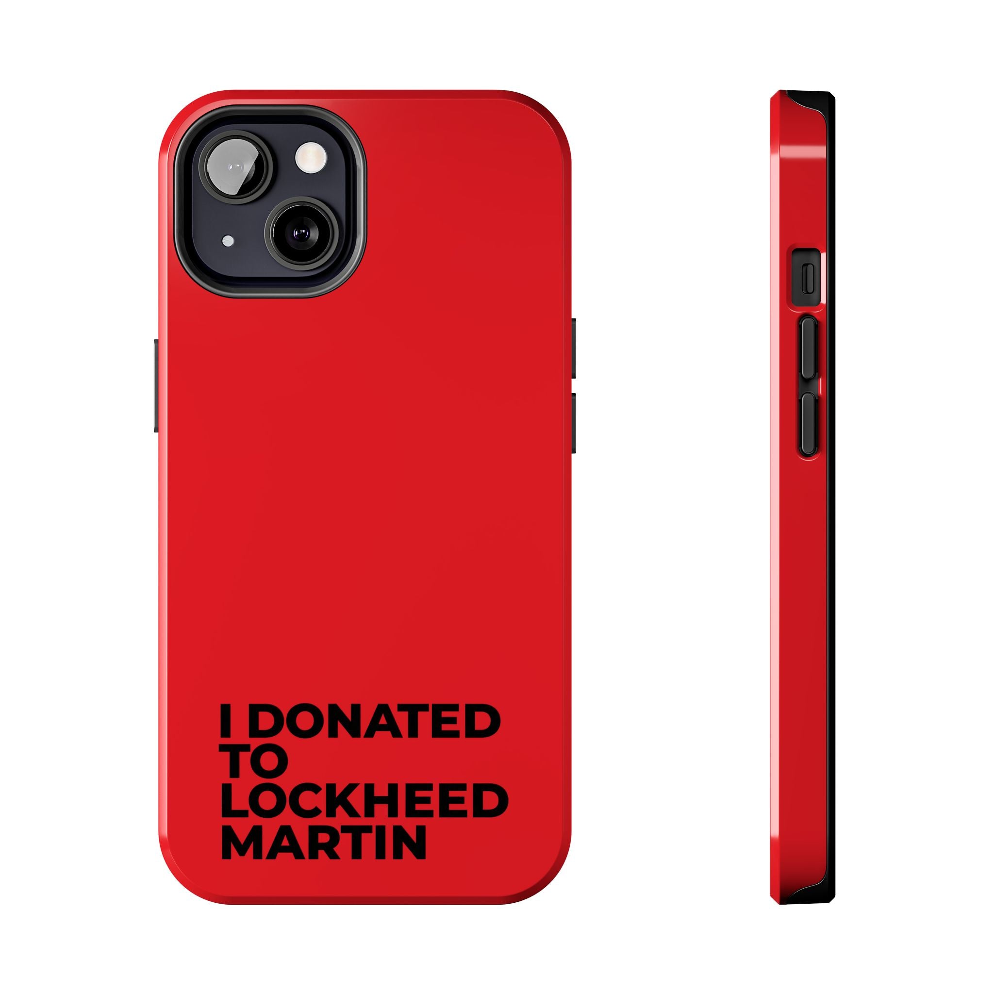 I Donated to Lockheed Martin on your phone