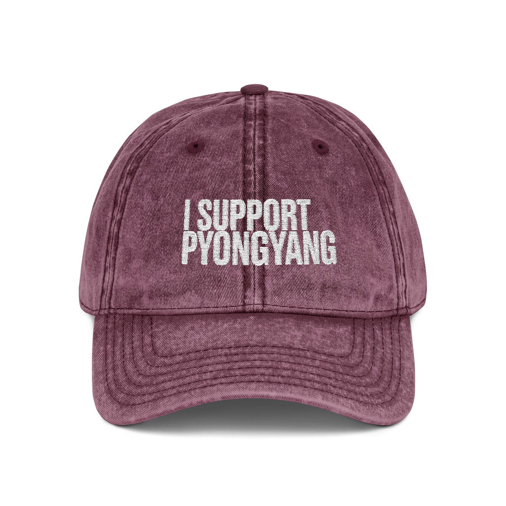 I Support Pyongyang on a hat