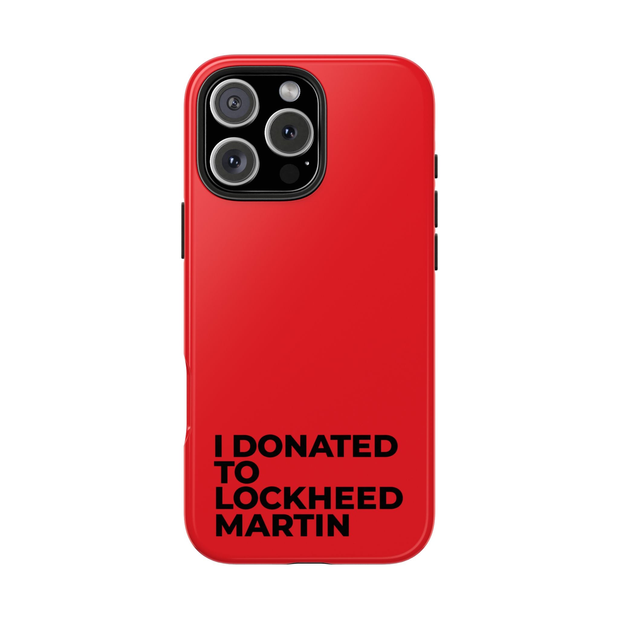 I Donated to Lockheed Martin on your phone