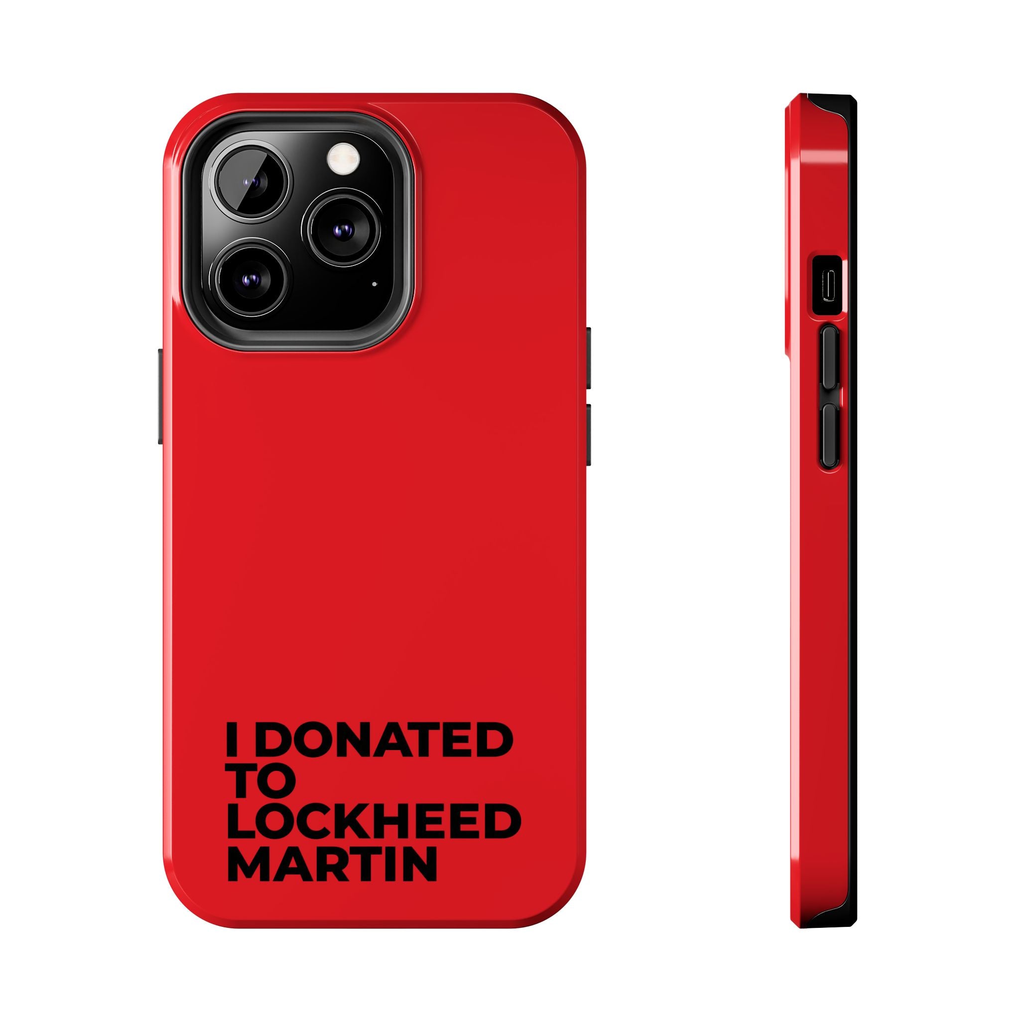 I Donated to Lockheed Martin on your phone