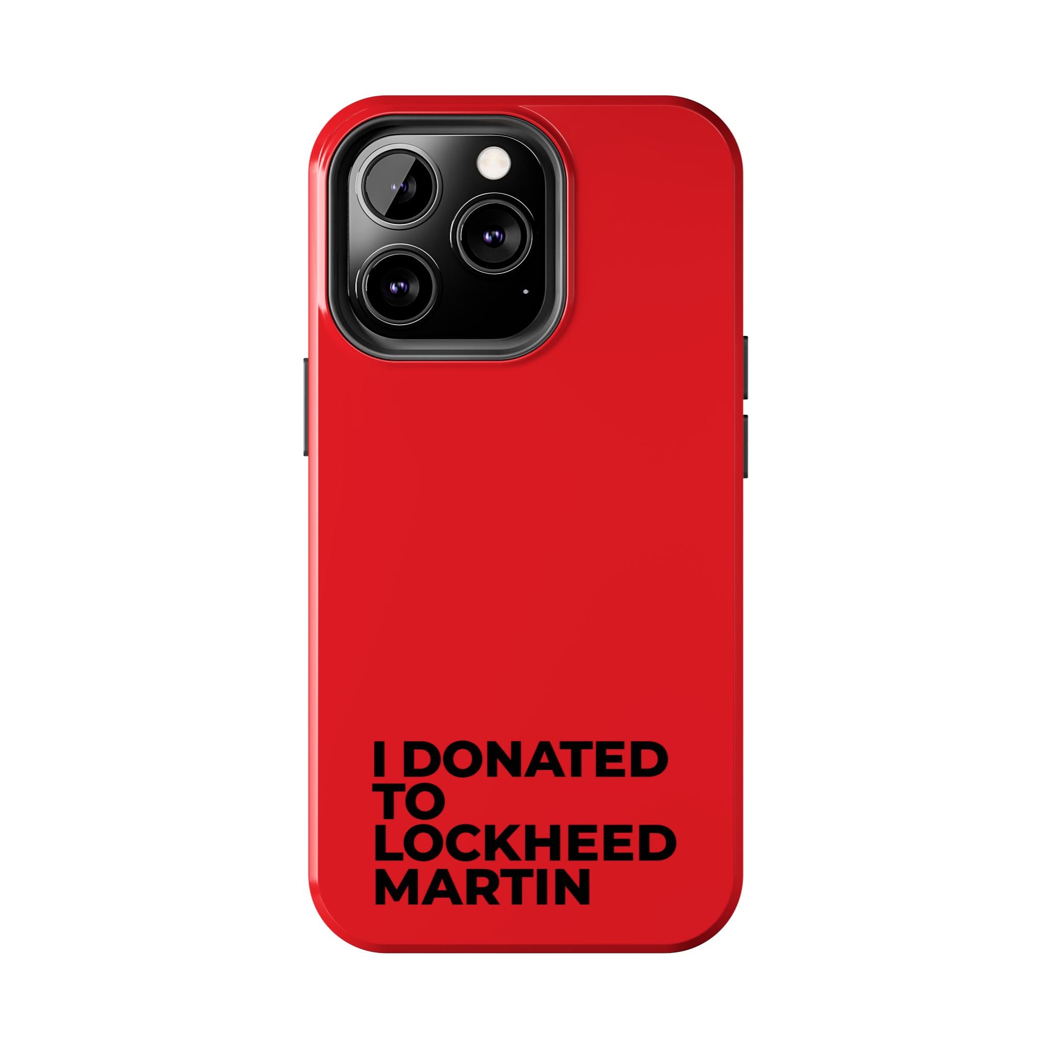 I Donated to Lockheed Martin on your phone