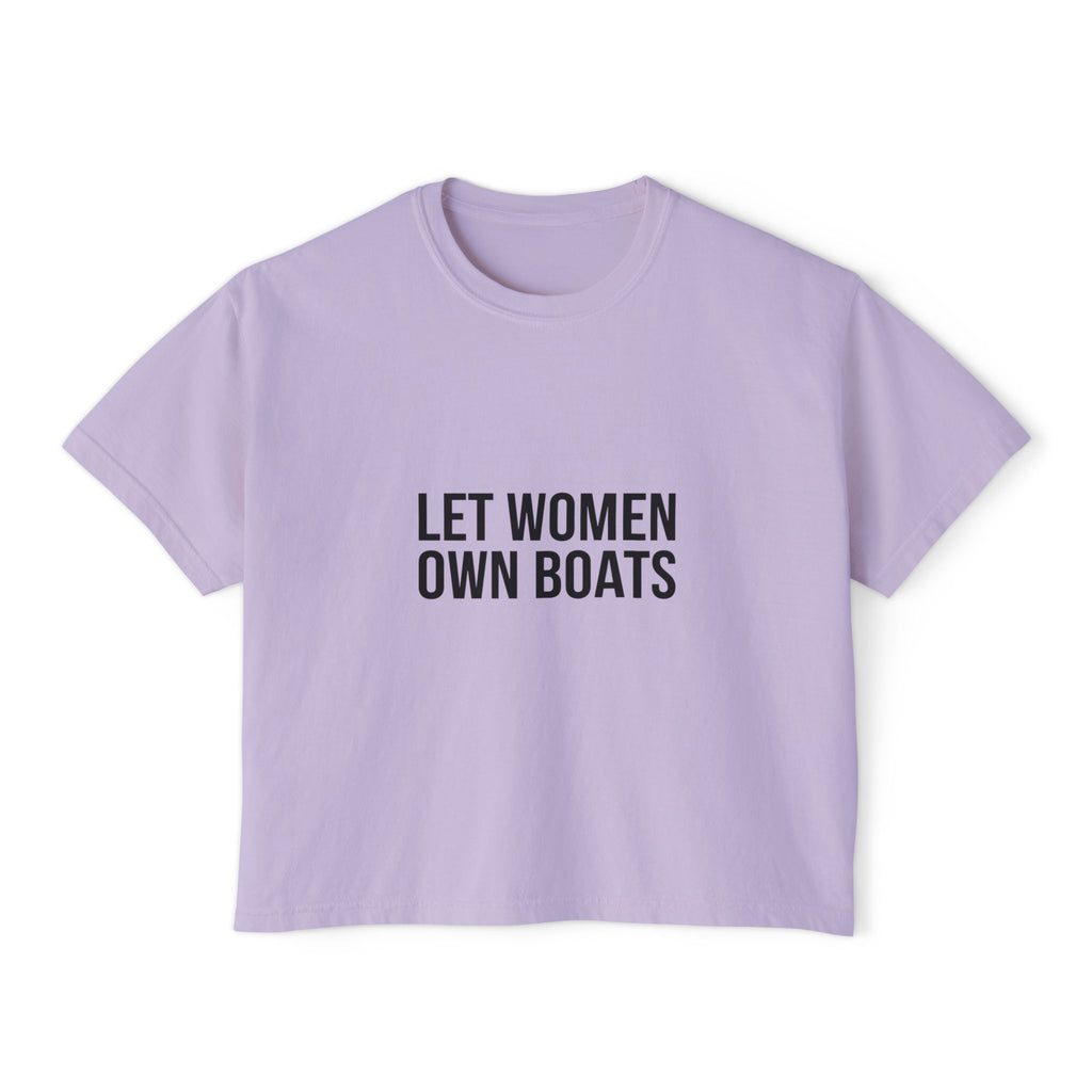 Let Women Own Boats on a shirt