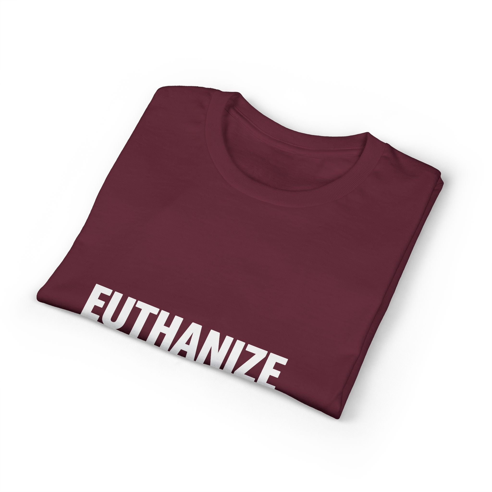 Euthanize Shoplifters on a shirt
