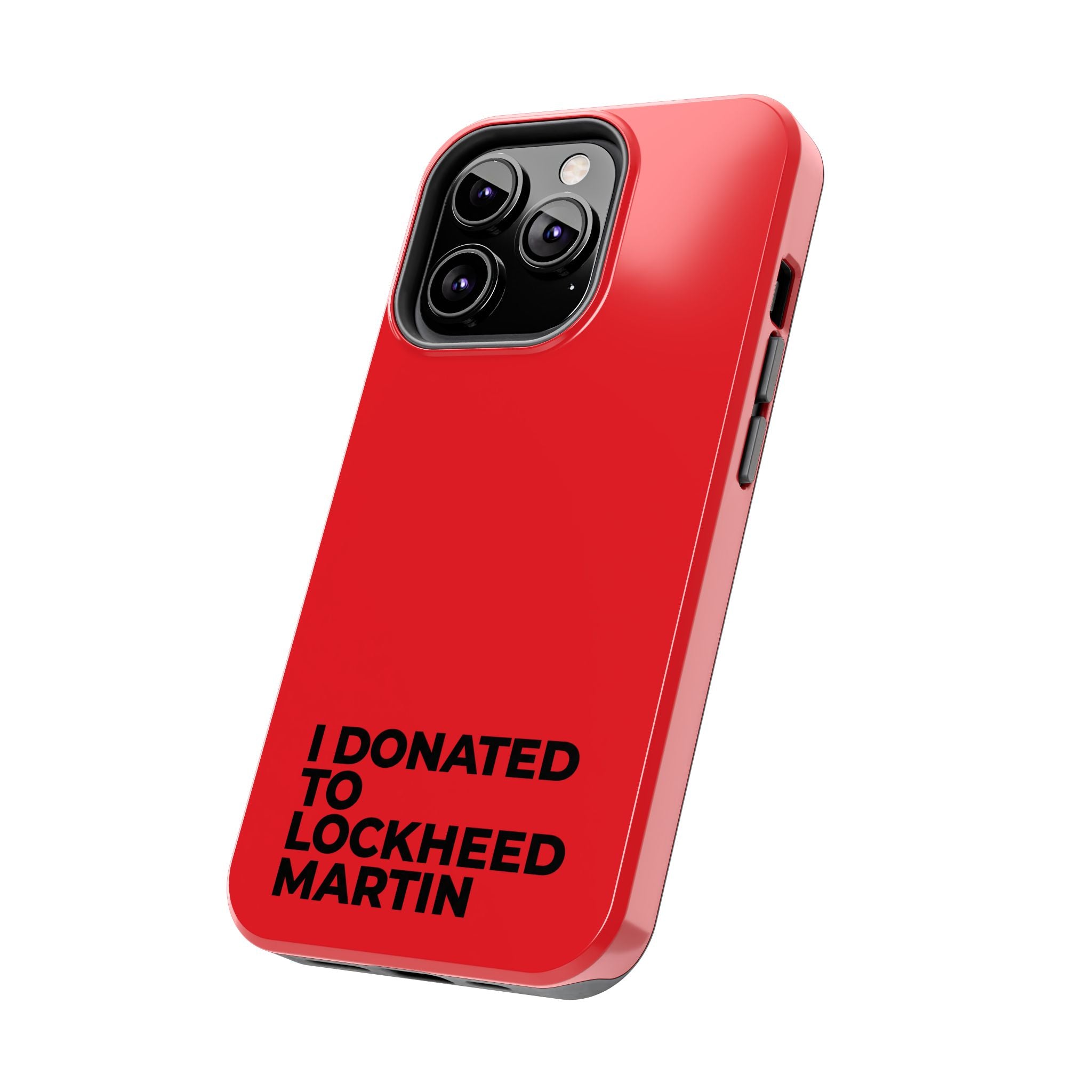I Donated to Lockheed Martin on your phone