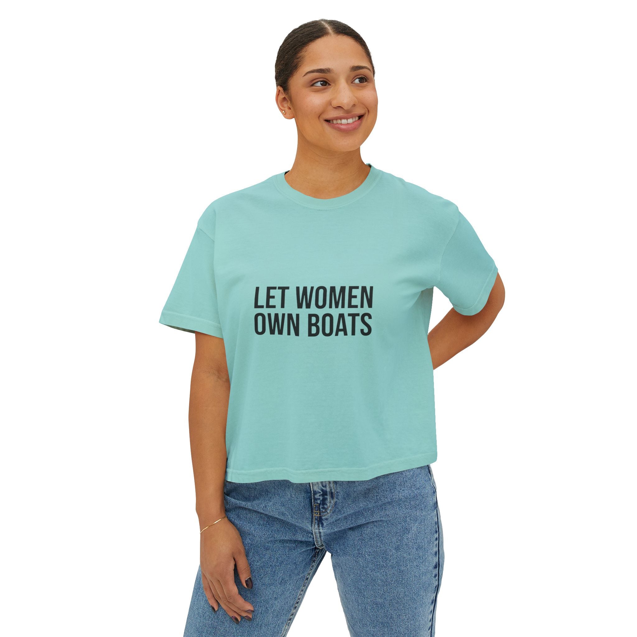 Let Women Own Boats on a shirt