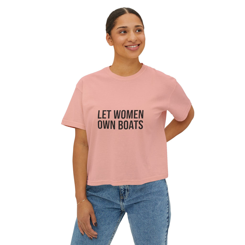 Let Women Own Boats on a shirt