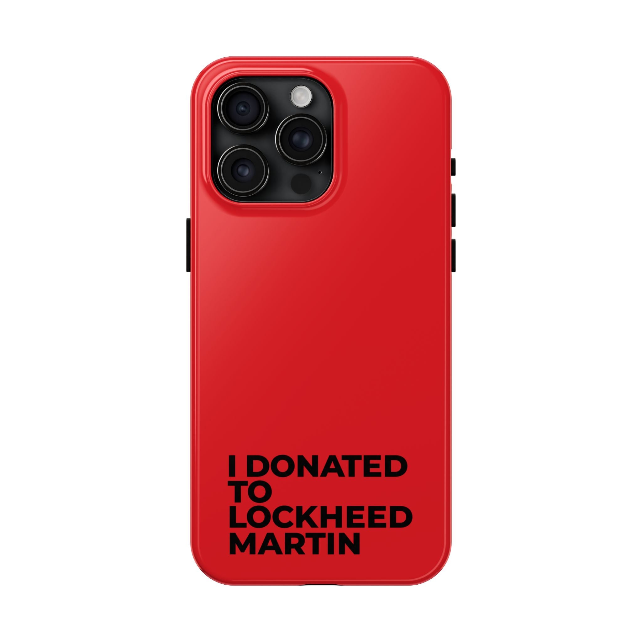 I Donated to Lockheed Martin on your phone