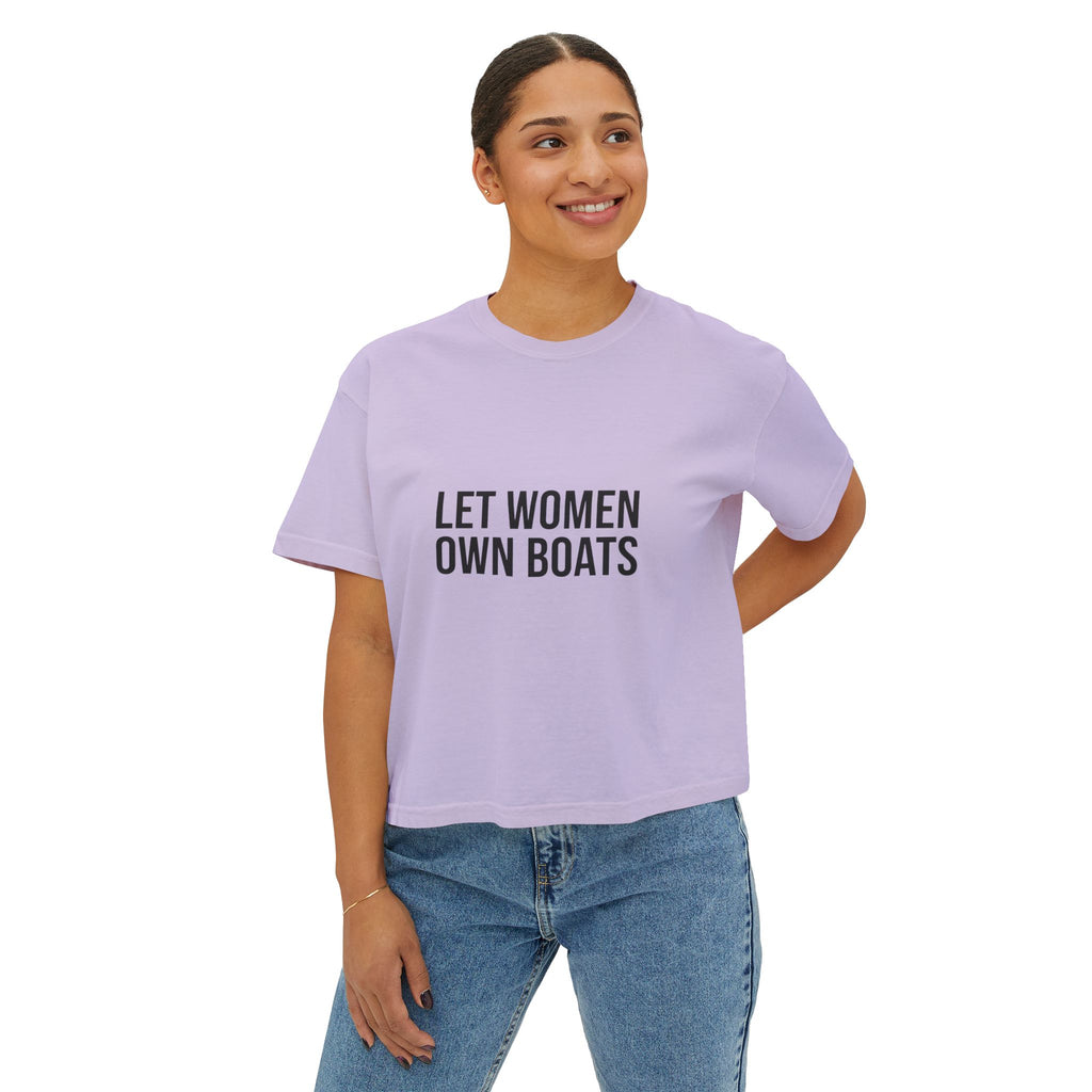 Let Women Own Boats on a shirt
