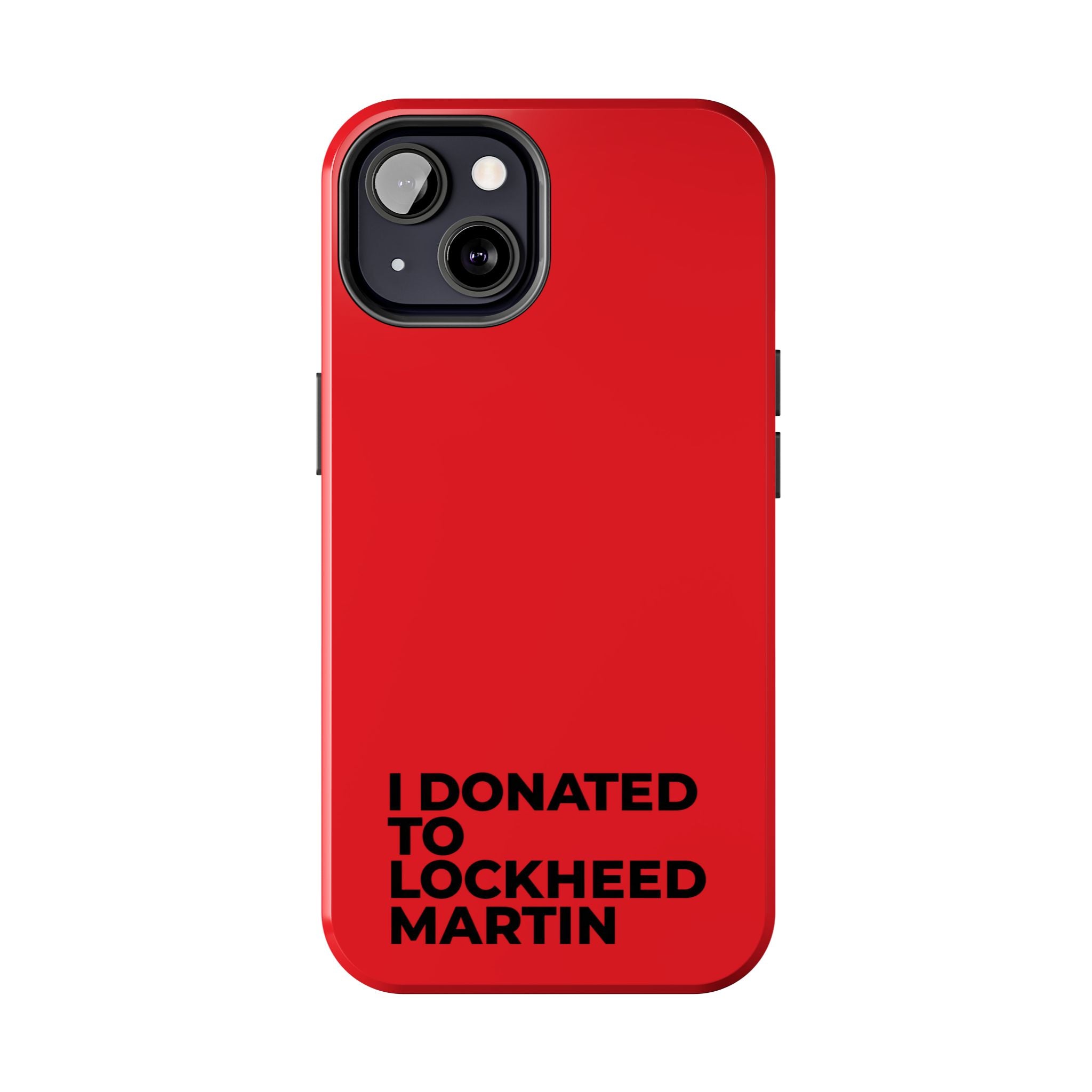 I Donated to Lockheed Martin on your phone