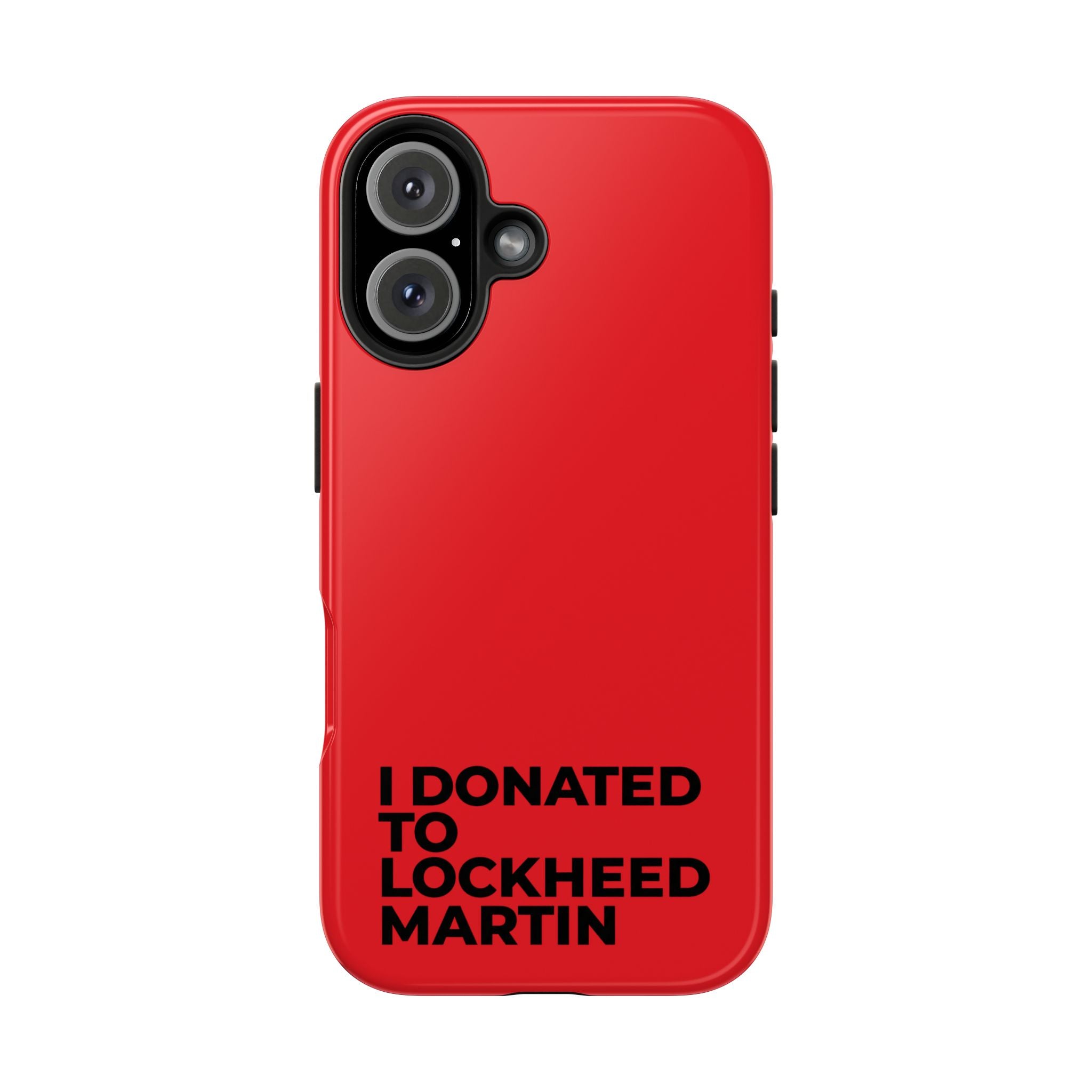 I Donated to Lockheed Martin on your phone