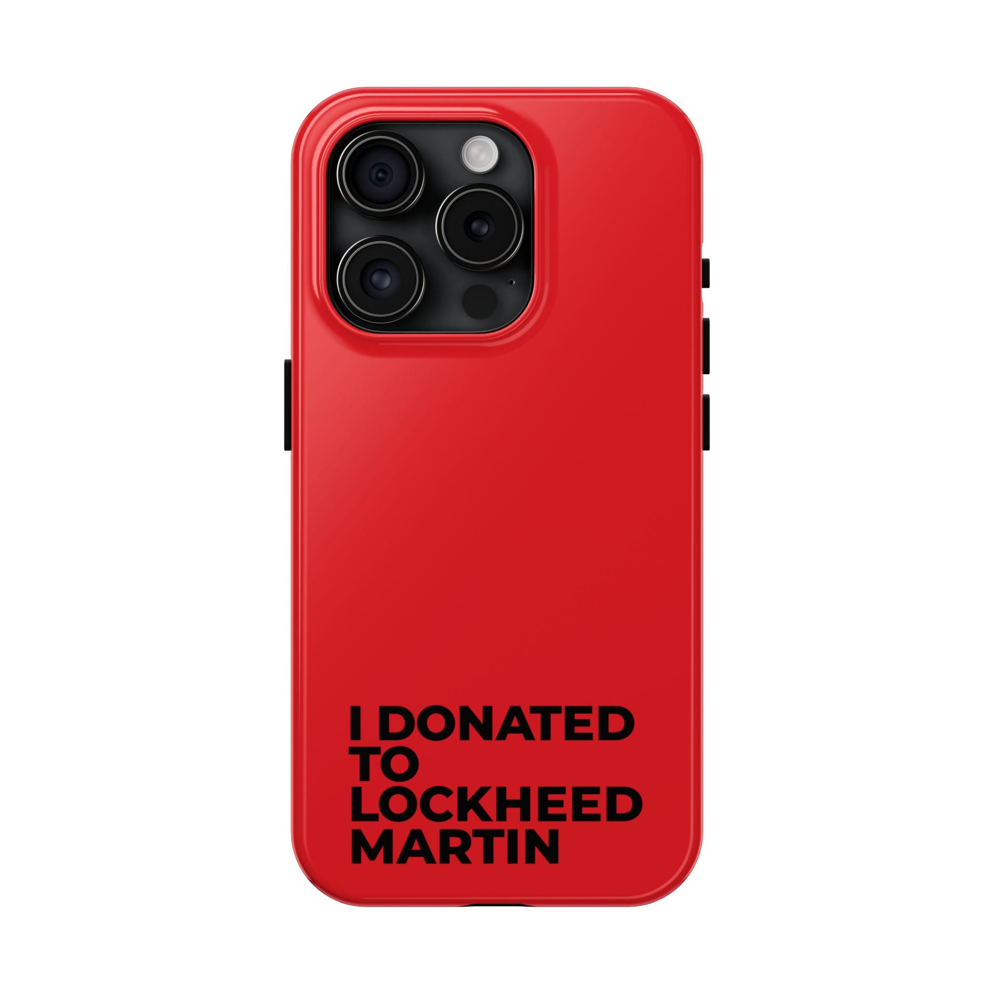 I Donated to Lockheed Martin on your phone