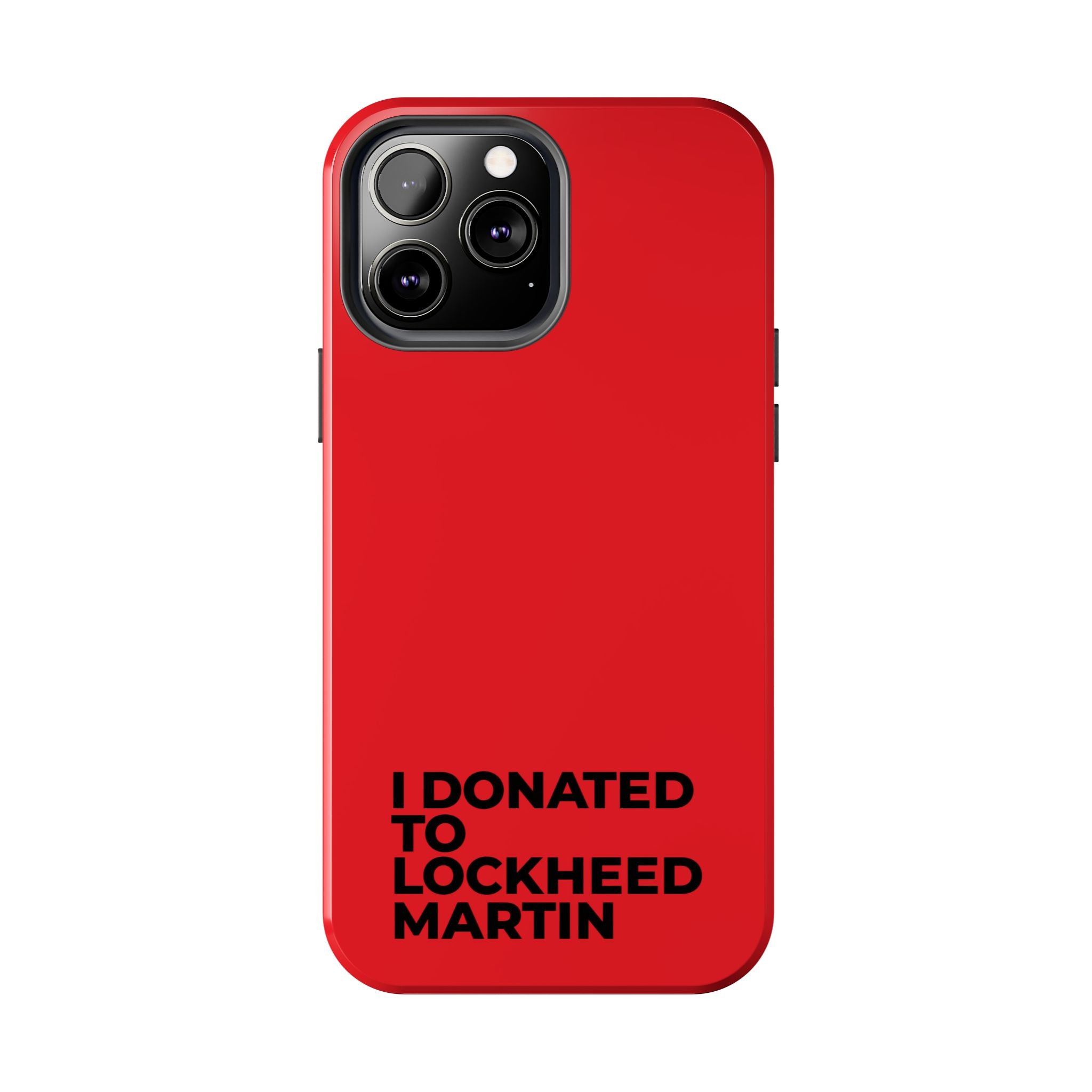 I Donated to Lockheed Martin on your phone
